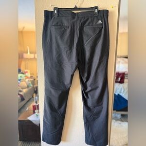 Adidas Black Trousers with Gray Accents